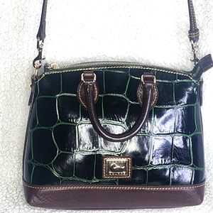 Dooney & Bourke Croc Leather Embossed Shoulder Bag